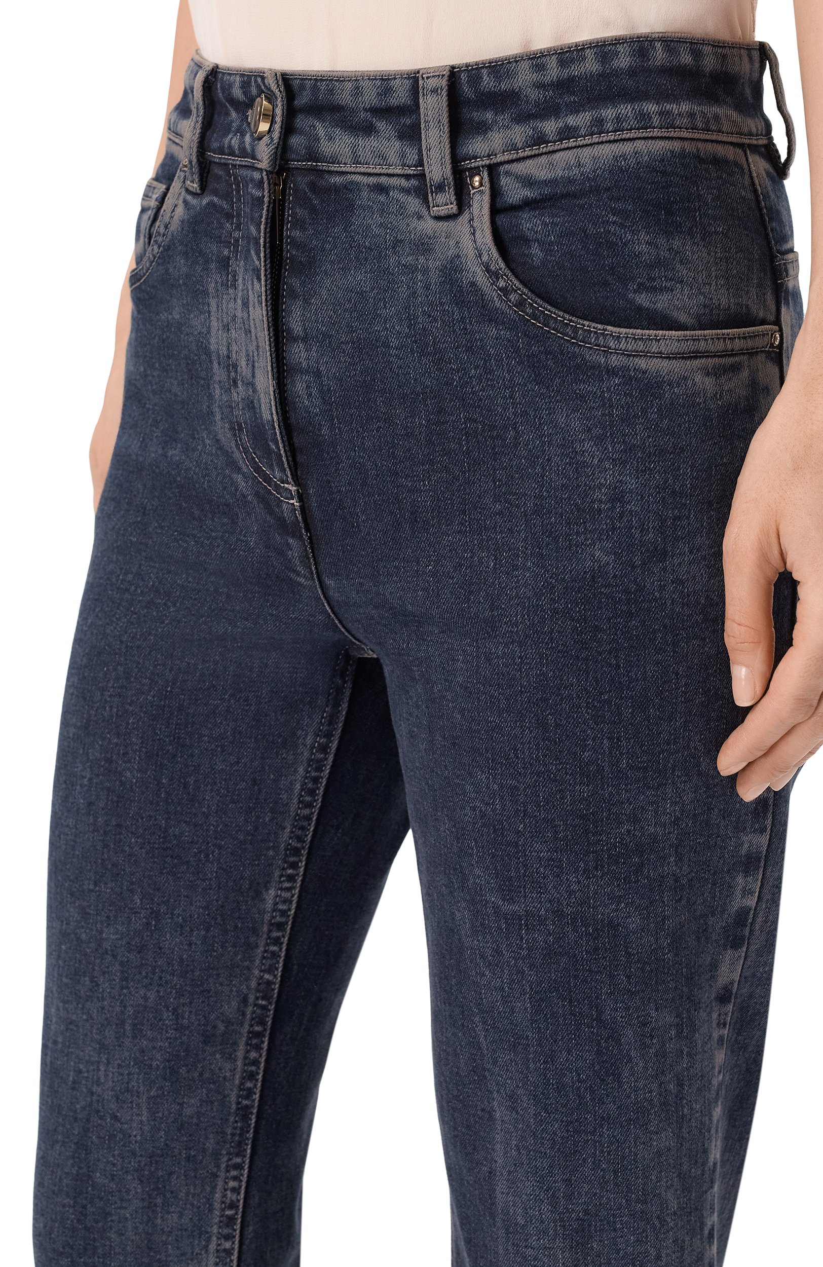 Джинсы GIORGIO ARMANI темно-синего цвета по цене 158000 руб., арт. GW003904/AF29612, фото 5 Джинсы GIORGIO ARMANI, арт. GW003904/AF29612, фото 5