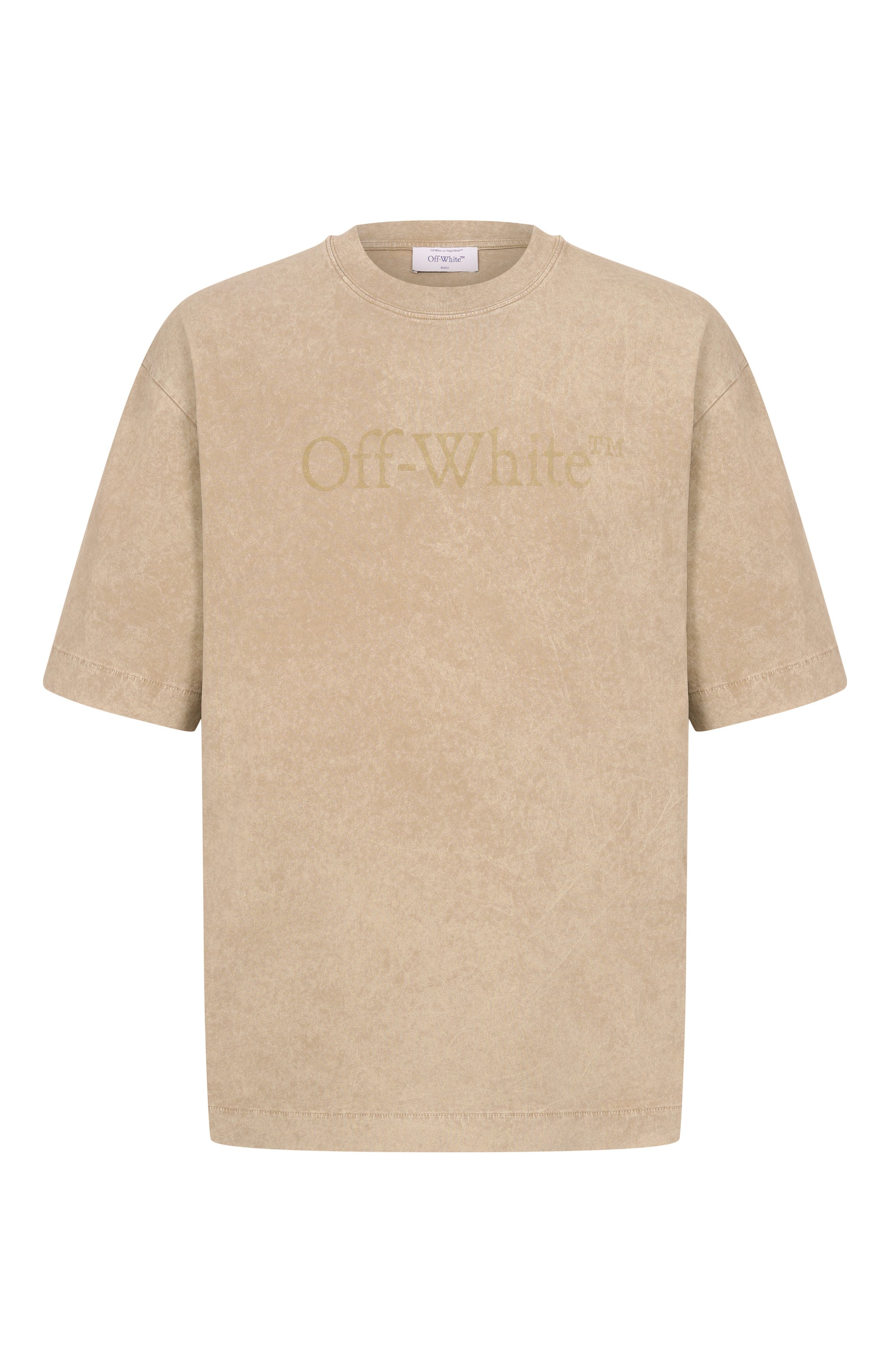 Хлопковая футболка OFF-WHITE, арт. 0MAA120F25JER000, фото 1