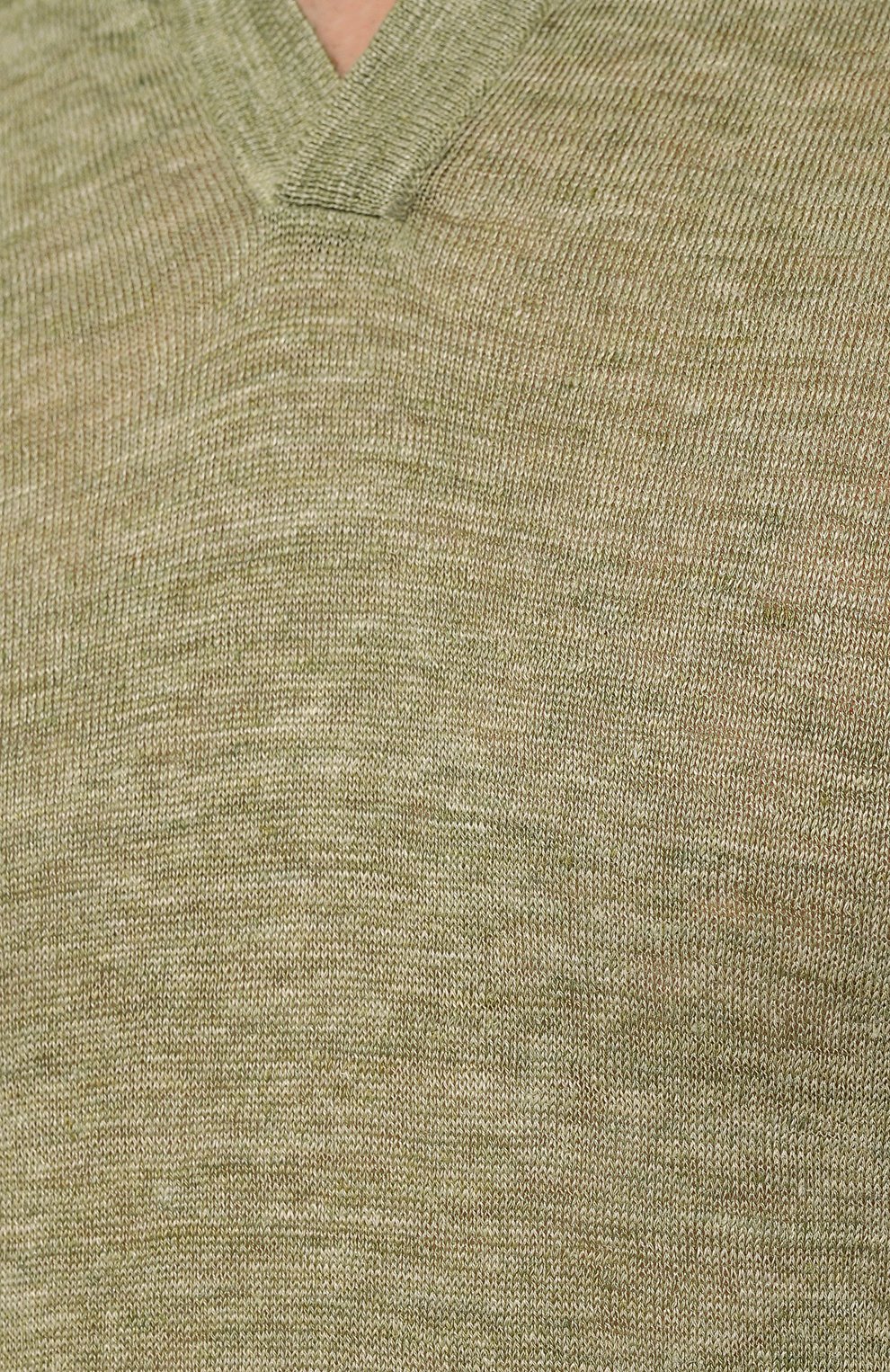 Льняное поло GRAN SASSO светло-зеленого цвета по цене 22500 руб., арт. 57174/24801, фото 5 Льняное поло GRAN SASSO, арт. 57174/24801, фото 5