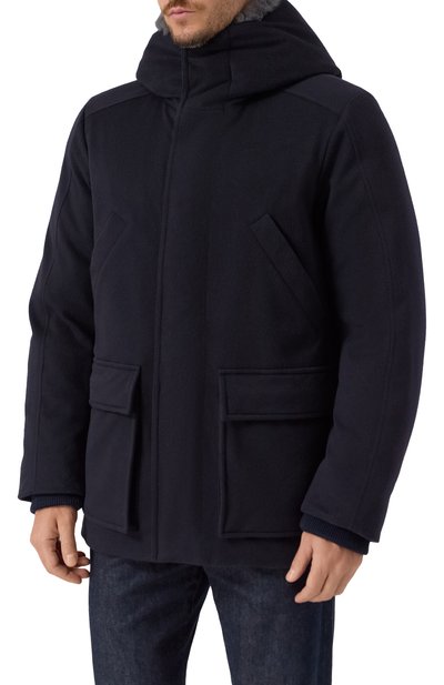 Пуховик из кашемира и шерсти KITON, арт. UGK148K0260H02, фото 3