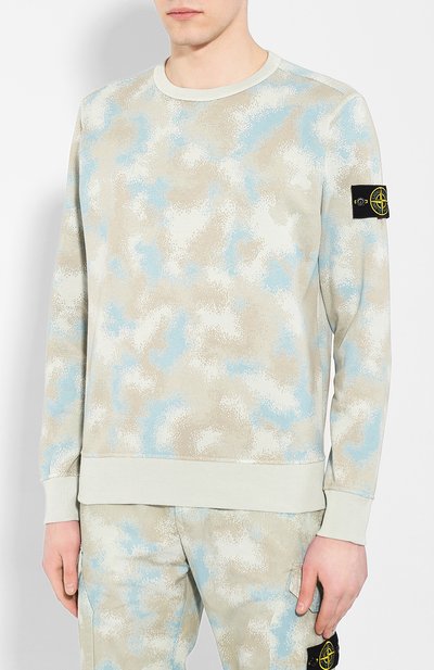 Хлопковый свитшот STONE ISLAND, арт. 7215605E5, фото 3