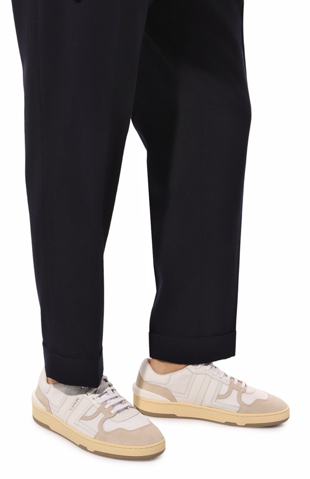 Комбинированные кеды clay LANVIN, арт. FM SKDK00/NАSH, фото 3