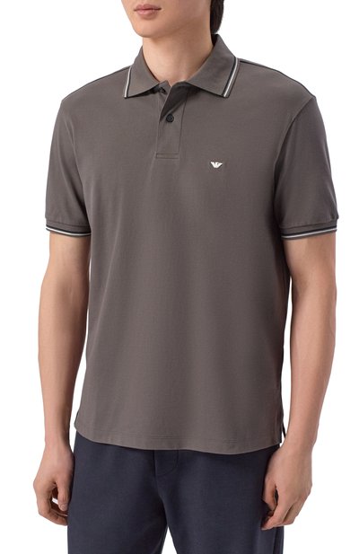 Хлопковое поло EMPORIO ARMANI, арт. EM004607/AF23090, фото 3