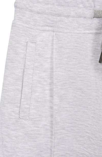 Джоггеры из хлопка и кашемира BRUNELLO CUCINELLI, арт. BM831E331B, фото 3