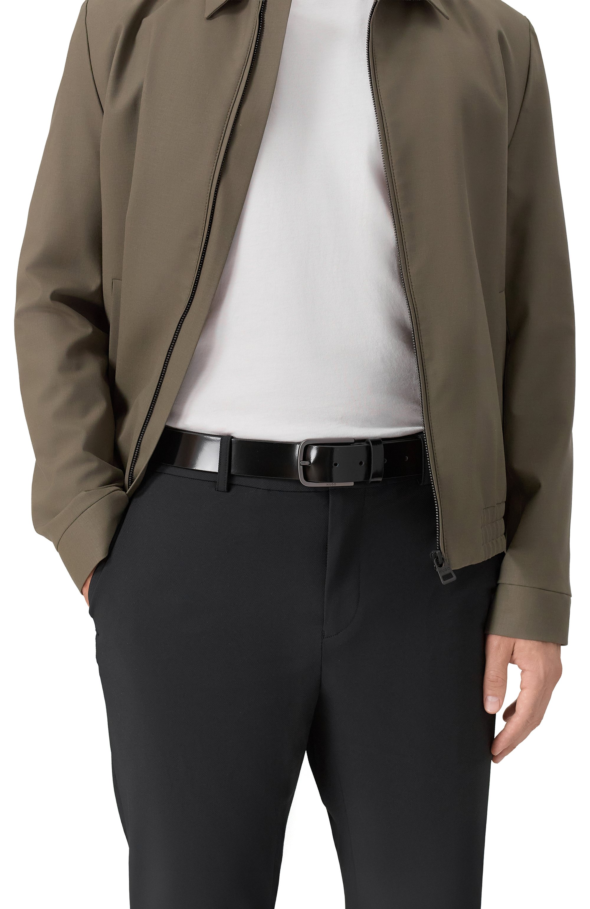 Кожаный ремень HUGO, арт. 50548373, фото 2