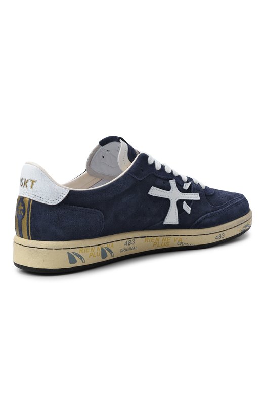 Замшевые кеды Bskt Clay Premiata BSKTCLAY/VAR 7708 Синий  BSKTCLAY/VAR 7708 Фото 4