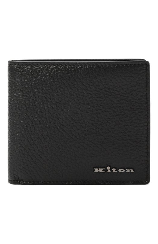 Кожаное портмоне Kiton UPEA042N0127101 Чёрный UPEA042N0127101