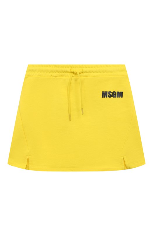 

Хлопковая юбка MSGM kids, Жёлтый