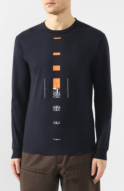 Хлопковый лонгслив STONE ISLAND, арт. 72152ML90, фото 3