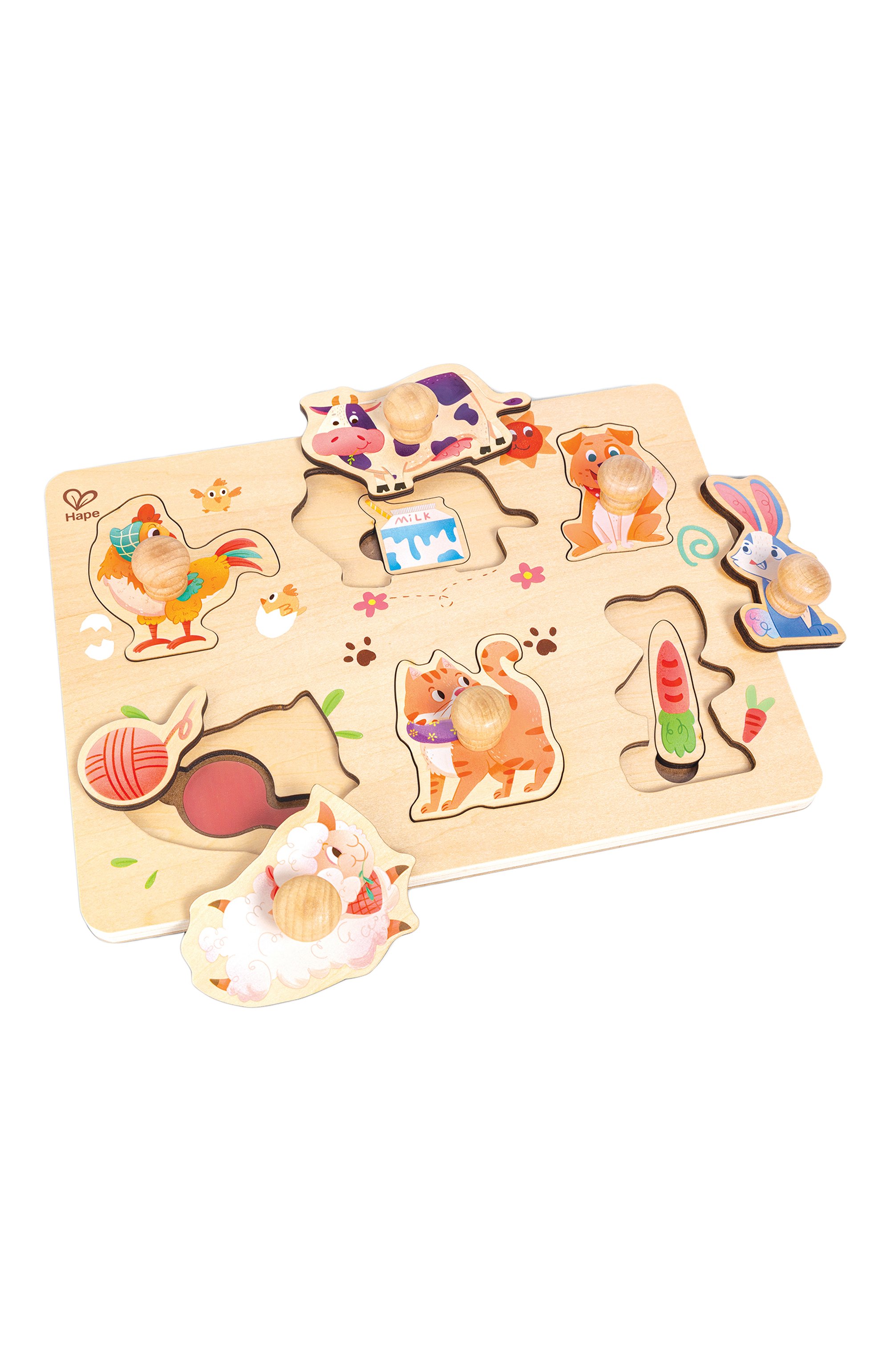 Развивающая игрушка-пазл фермерский дворик HAPE, арт. E1655_HP, фото 2