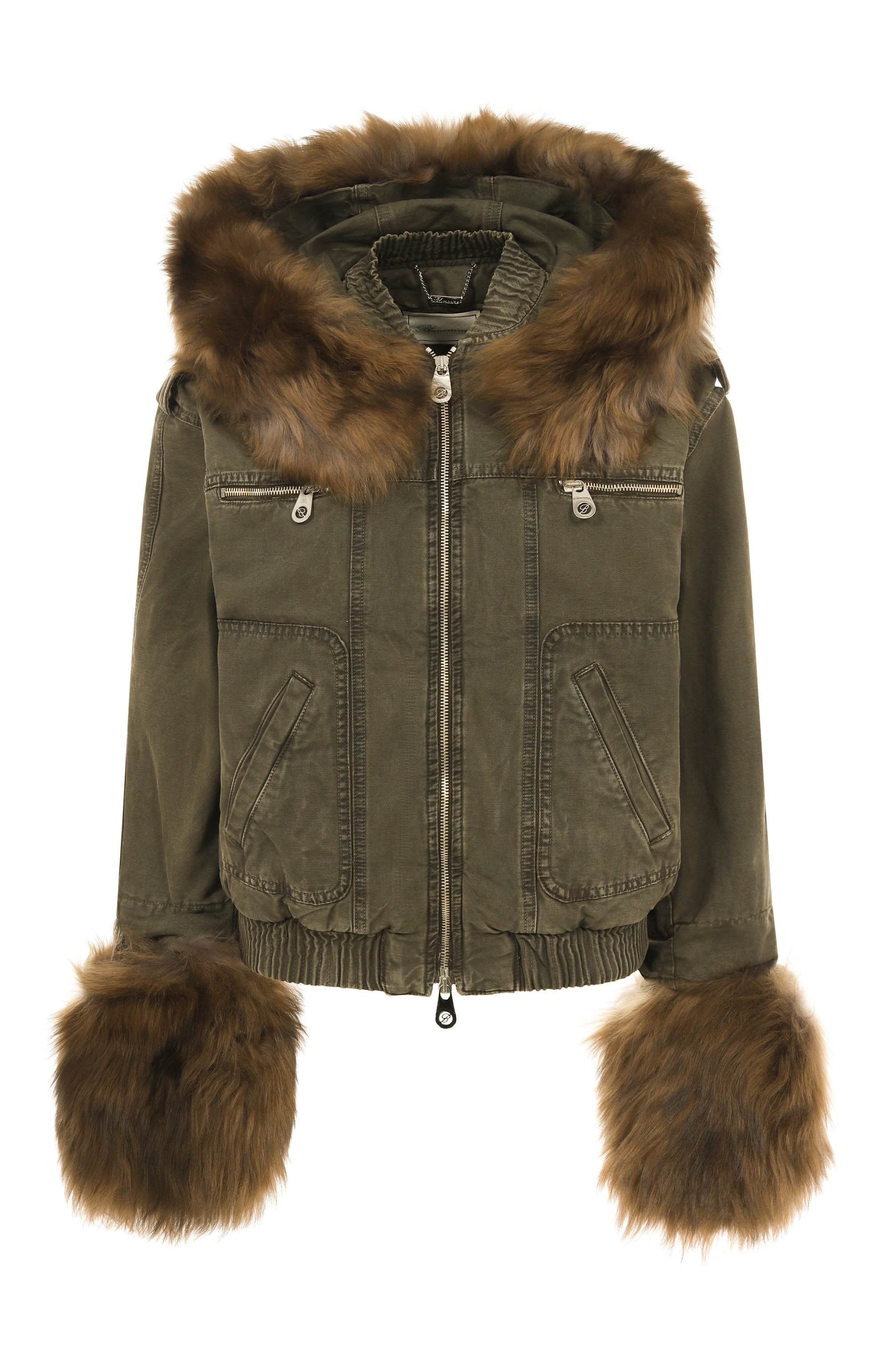 Бомбер с отделкой из овчины BLUMARINE, арт. 2J203W_SET, фото 1