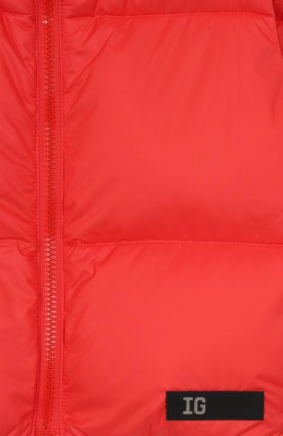 Пуховый жилет IL GUFO красного цвета по цене 39550 руб., арт. A25GGT0002NN106/5-8, фото 3 Пуховый жилет IL GUFO, арт. A25GGT0002NN106/5-8, фото 3