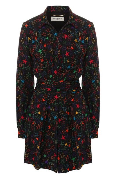 Женское платье с принтом SAINT LAURENT, арт. 573390/Y318V