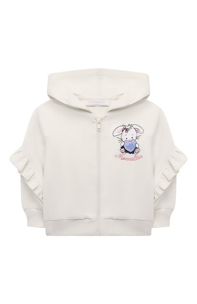 Хлопковая толстовка MONNALISA, арт. 398806RM, фото 1