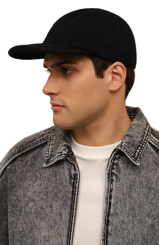 Кашемировая бейсболка Svevo Чёрный, фото 2