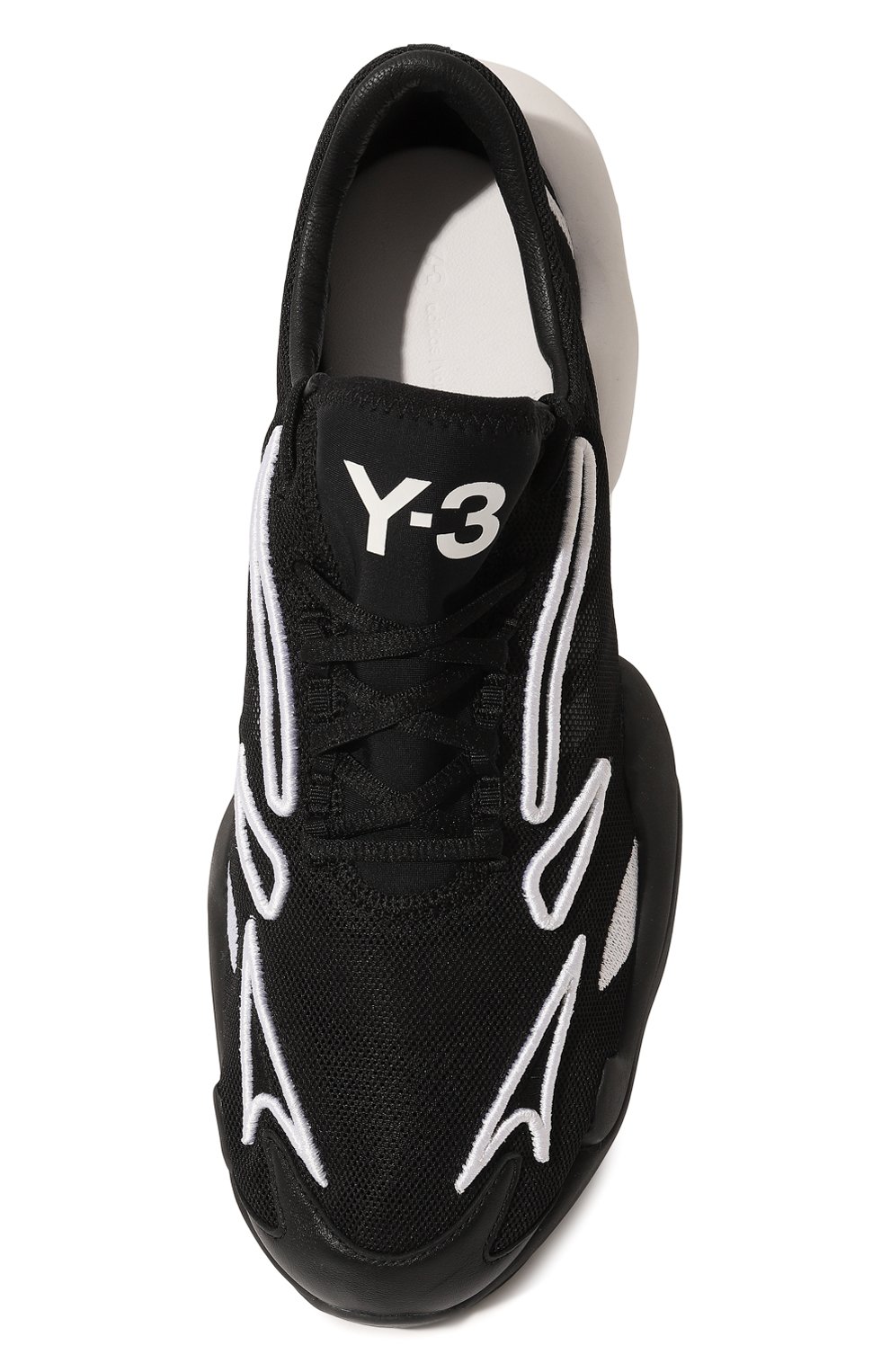 Текстильные кроссовки ren Y-3 черно-белого цвета по цене 54350 руб., арт. FX7255, фото 6 Текстильные кроссовки ren Y-3, арт. FX7255, фото 6