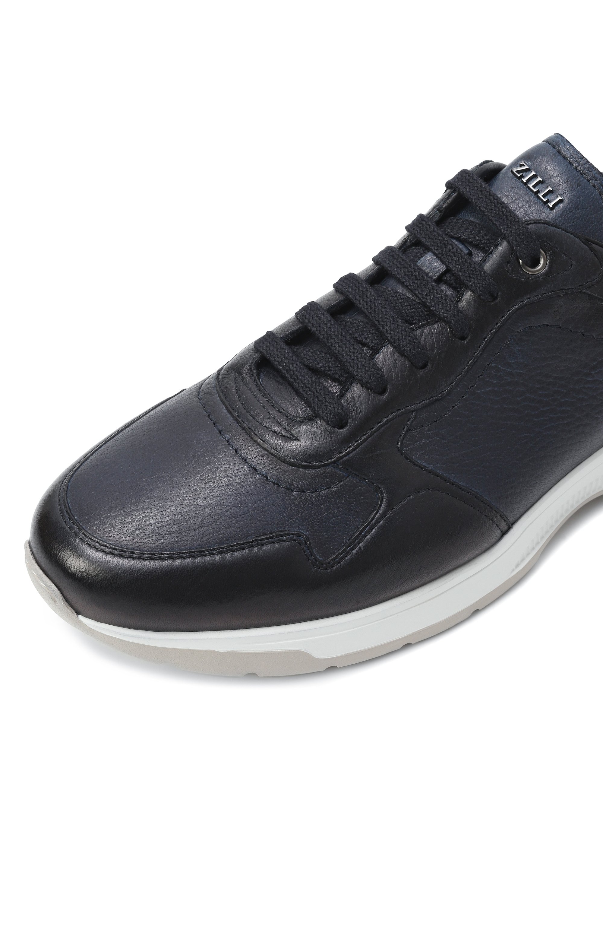 Кожаные кроссовки ZILLI, арт. H0138BM1166VZEV06, фото 7