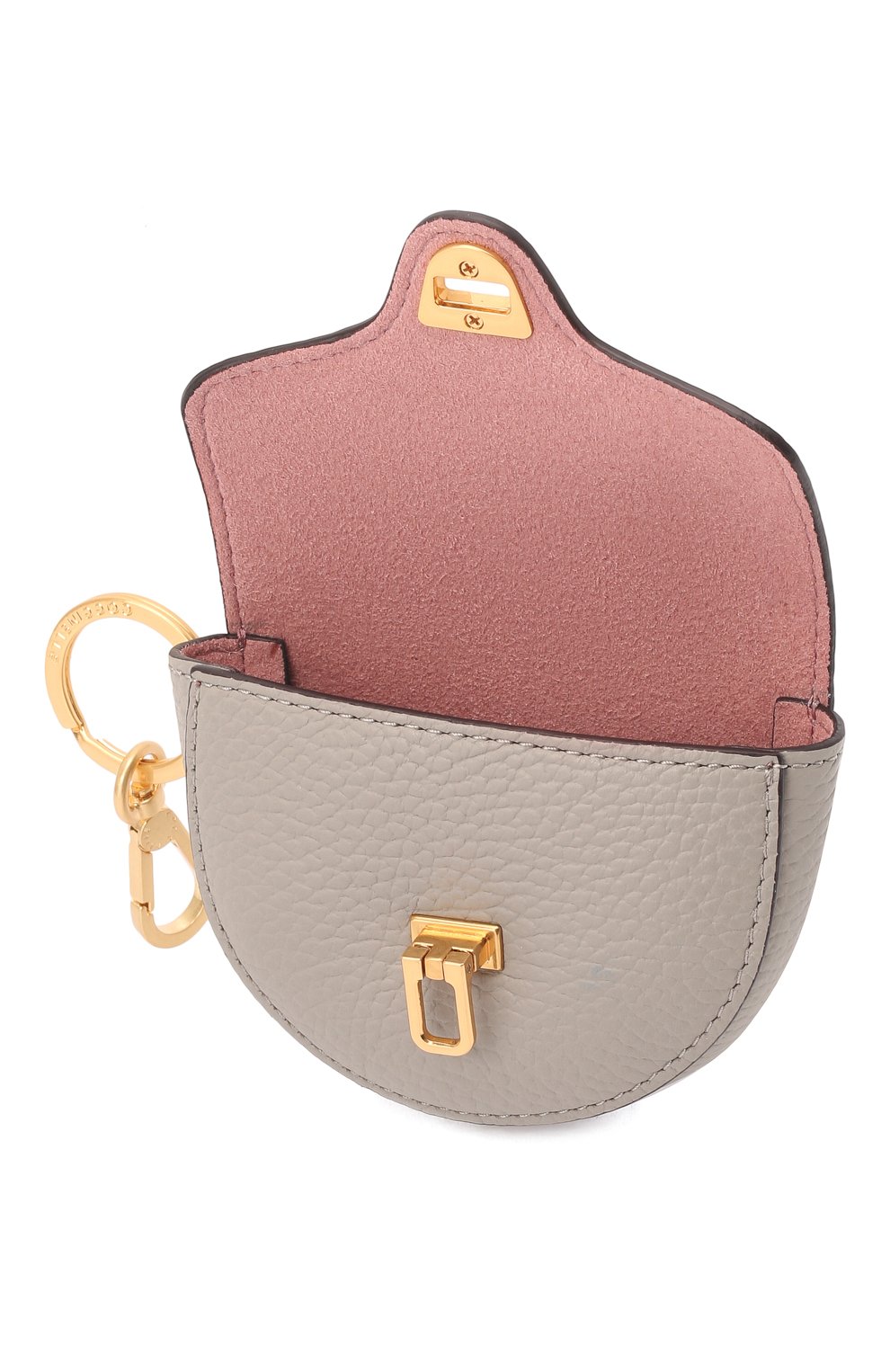 Кожаный футляр для ключей beat COCCINELLE серого цвета по цене 6925 руб., арт. E2 LZ4 41 X2 01, фото 3 Кожаный футляр для ключей beat COCCINELLE, арт. E2 LZ4 41 X2 01, фото 3