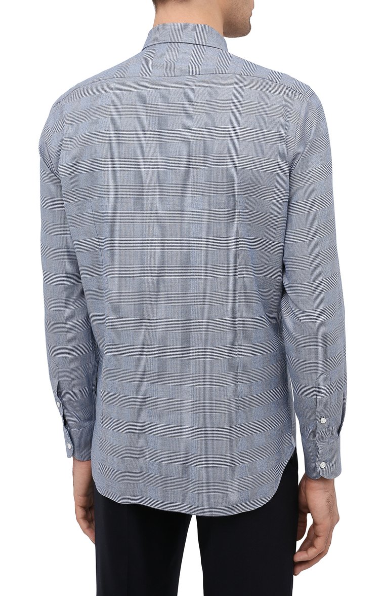 Хлопковая рубашка LORO PIANA, арт. FAL4361, фото 4