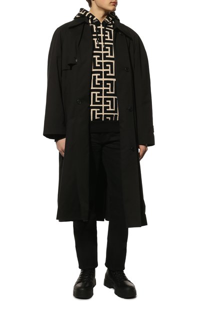 Хлопковое худи BALMAIN, арт. XH1JR002/BB08, фото 2