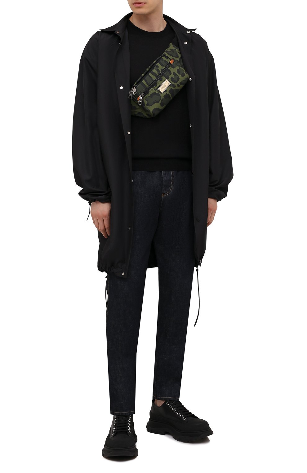 Текстильная поясная сумка nero sicilia dna DOLCE & GABBANA, арт. BM1967/A0885, фото 2