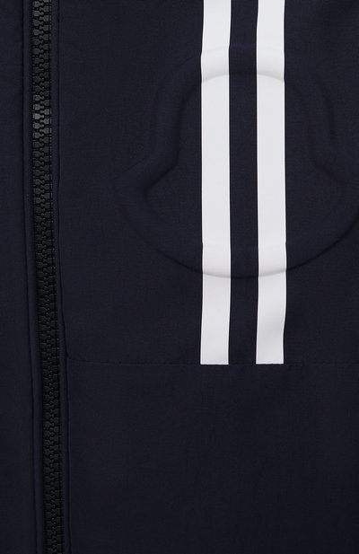 Парка с капюшоном MONCLER темно-синего цвета по цене 56100 руб., арт. G1-954-1C713-20-54A6F/8-10A, фото 3 Парка с капюшоном MONCLER, арт. G1-954-1C713-20-54A6F/8-10A, фото 3