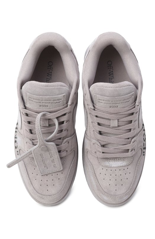 Замшевые кеды Out of Office Off-White 0WIA259F25LEA00B0907 Серый  0WIA259F25LEA00B0907 Фото 6