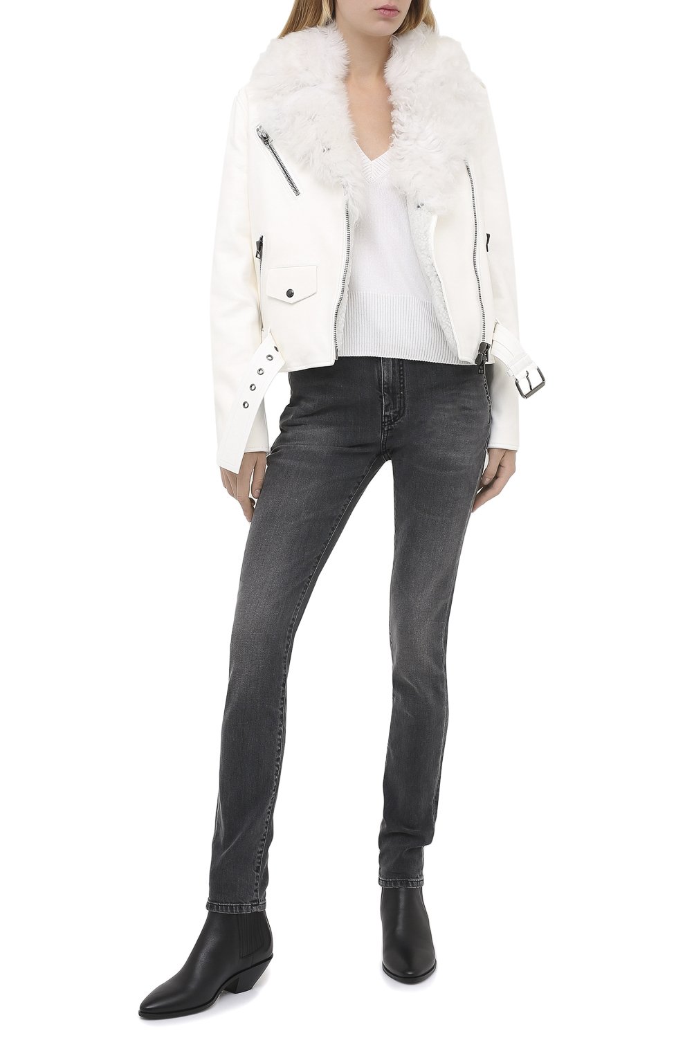 Кожаная куртка TOM FORD, арт. CSF623-FUX127, фото 2