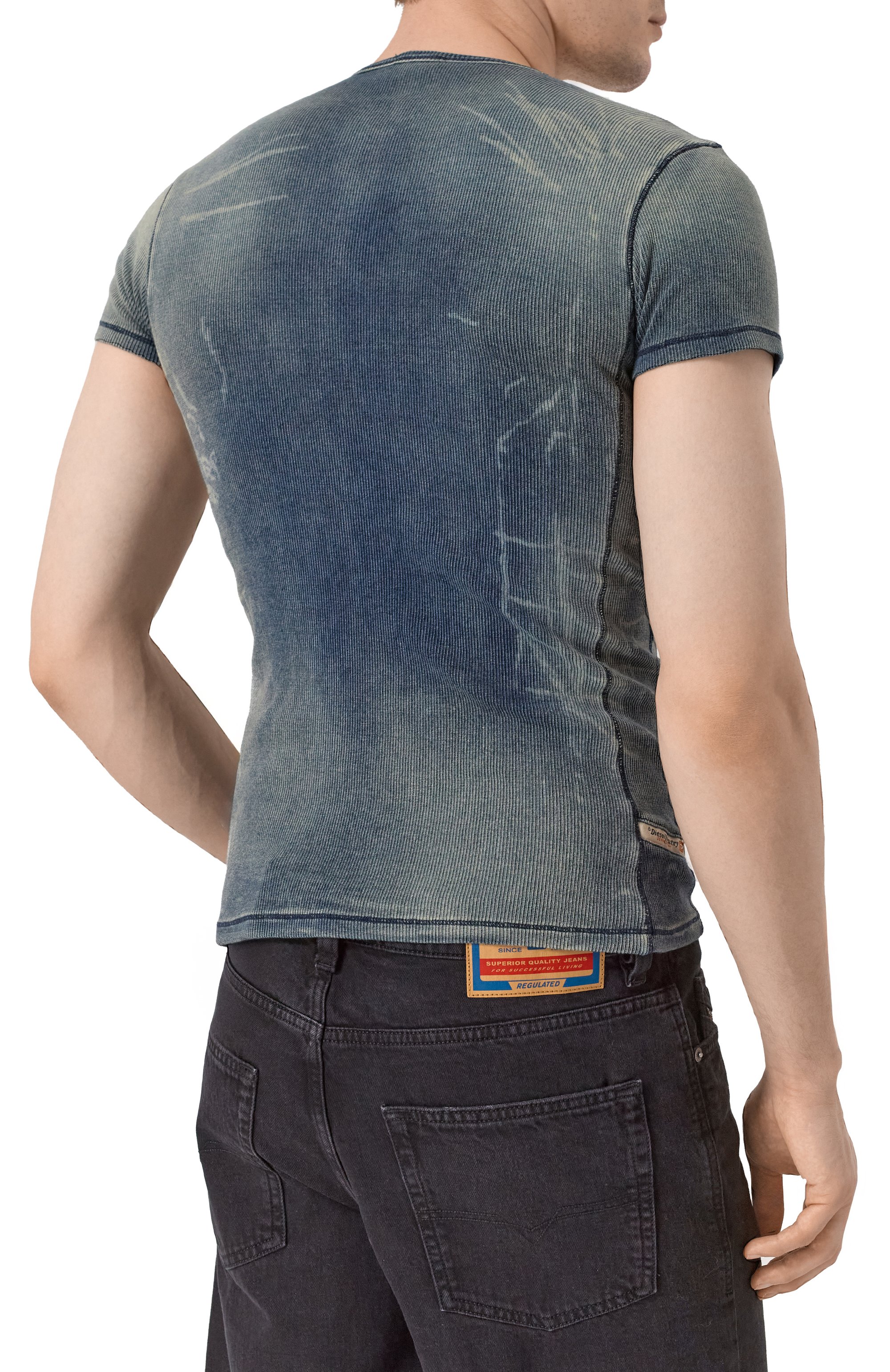 Хлопковая футболка DIESEL, арт. A17994/0HJBE, фото 4