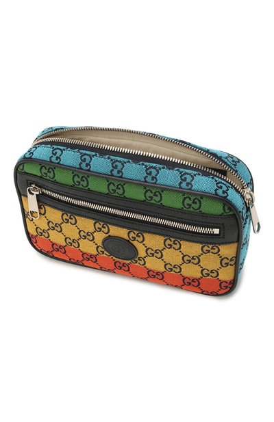 Текстильная поясная сумка gg multicolor GUCCI, арт. 658657/2U1BN, фото 4