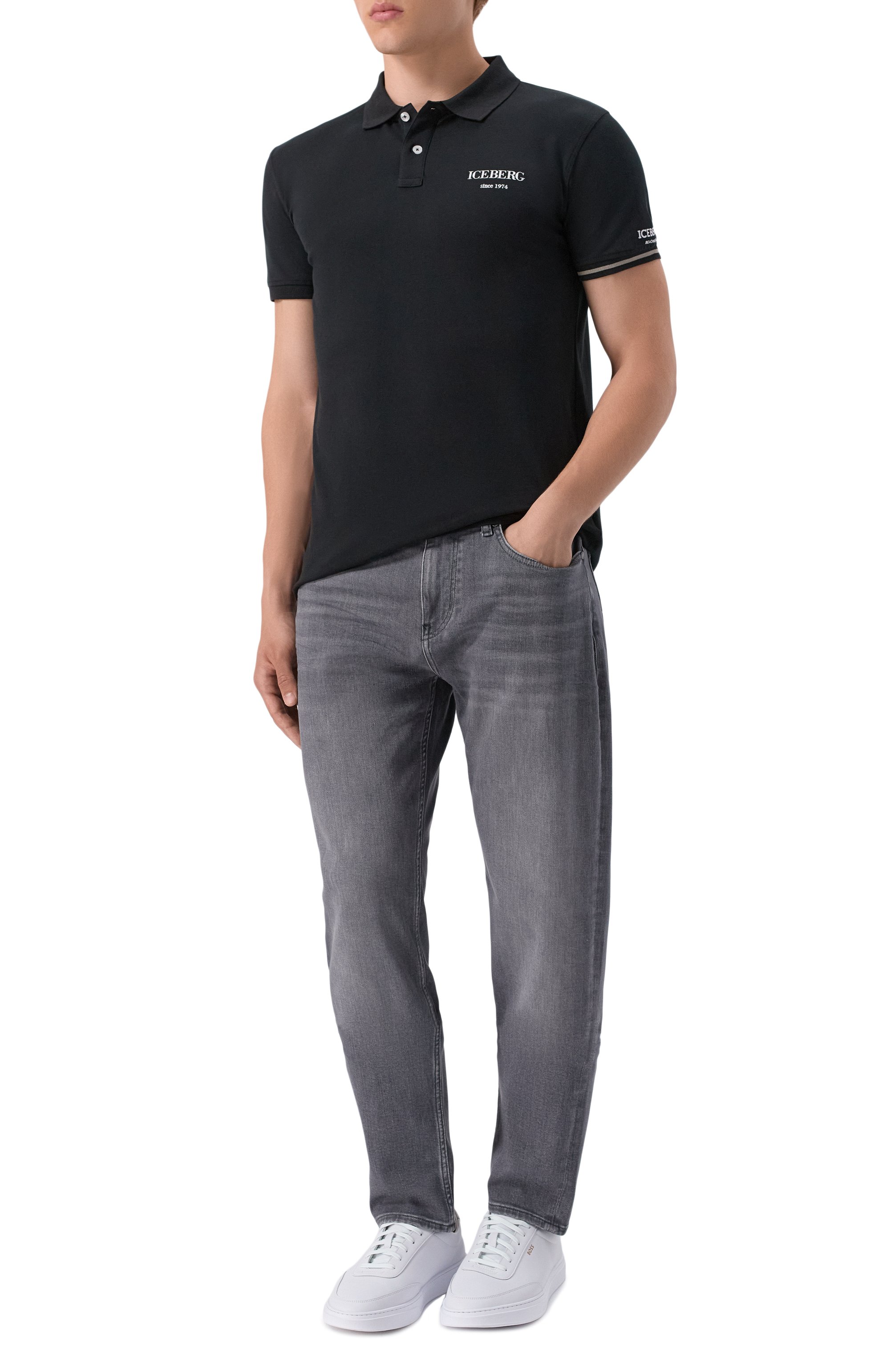 Хлопковое поло ICEBERG, арт. ICE25MPL01, фото 2