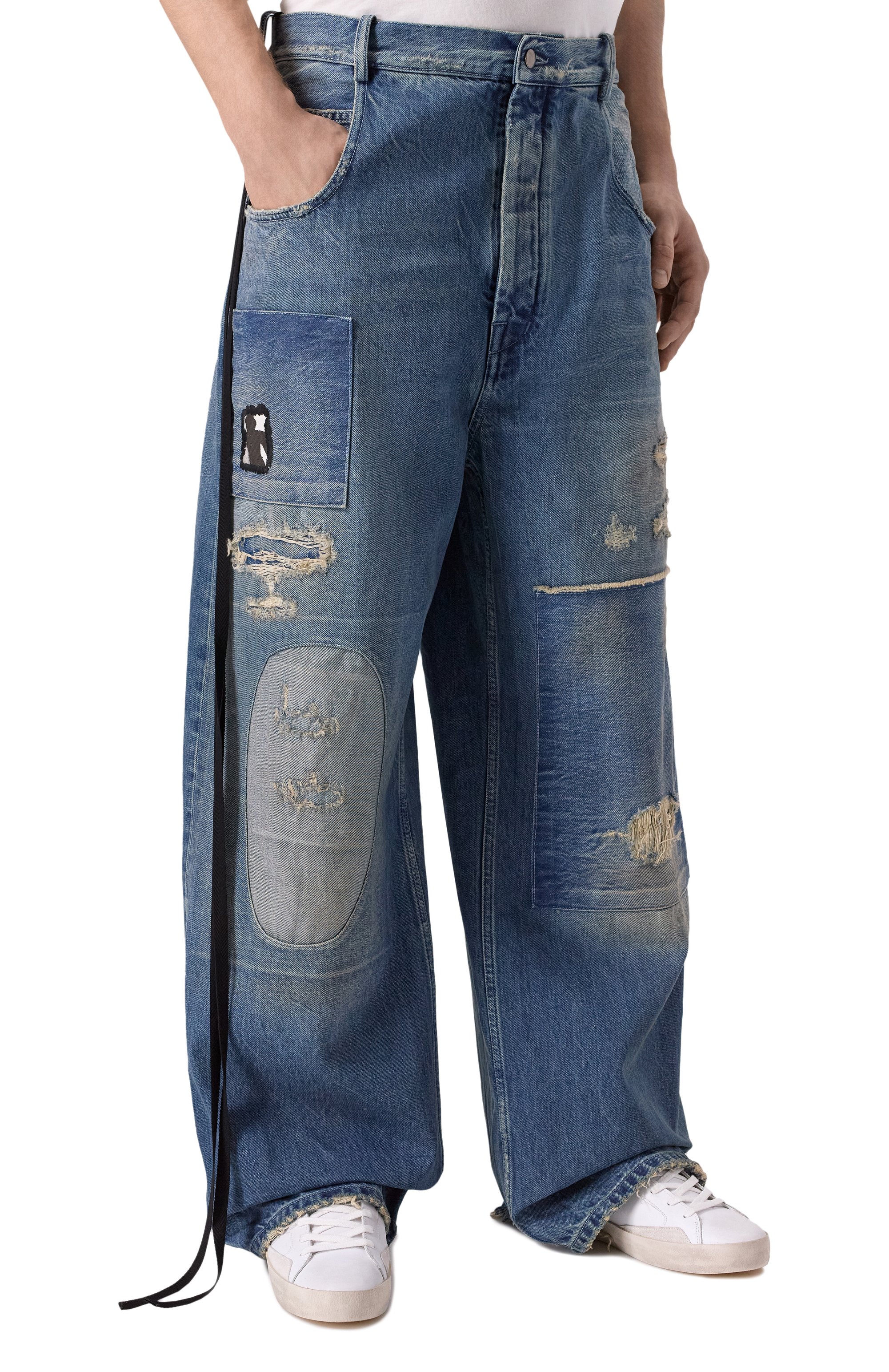 Джинсы ANN DEMEULEMEESTER, арт. B0012210/FA631, фото 3