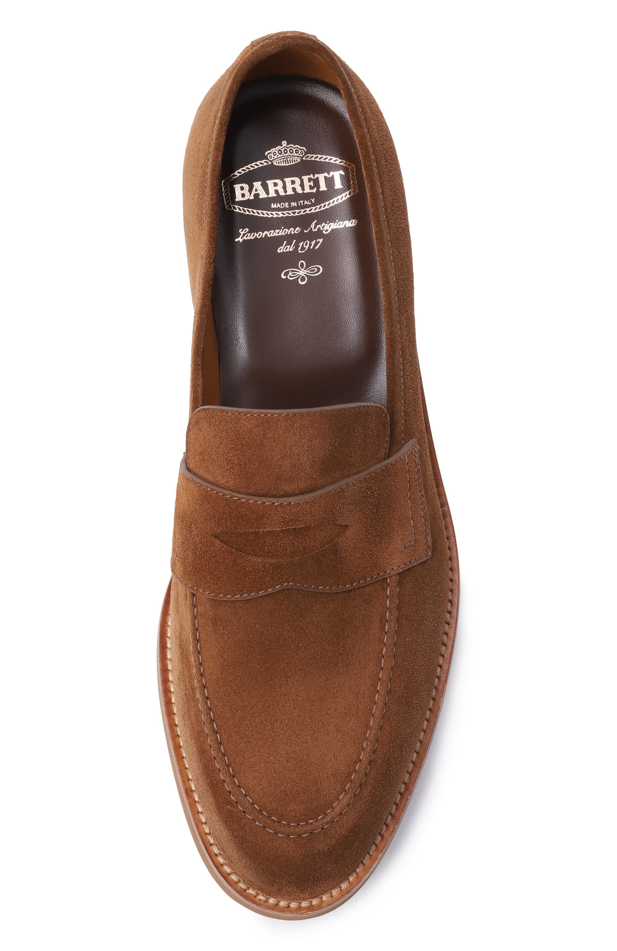 Замшевые пенни-лоферы BARRETT, арт. 252U039.18/LIGHT CASHEMERE, фото 5