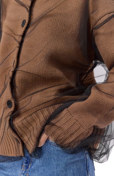 Шерстяной кардиган MSGM, арт. 3942MDM202/257988, фото 5