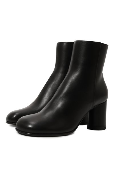 Женские кожаные ботильоны chloe MATTIA CAPEZZANI, арт. W409M/NAPPA+FUR