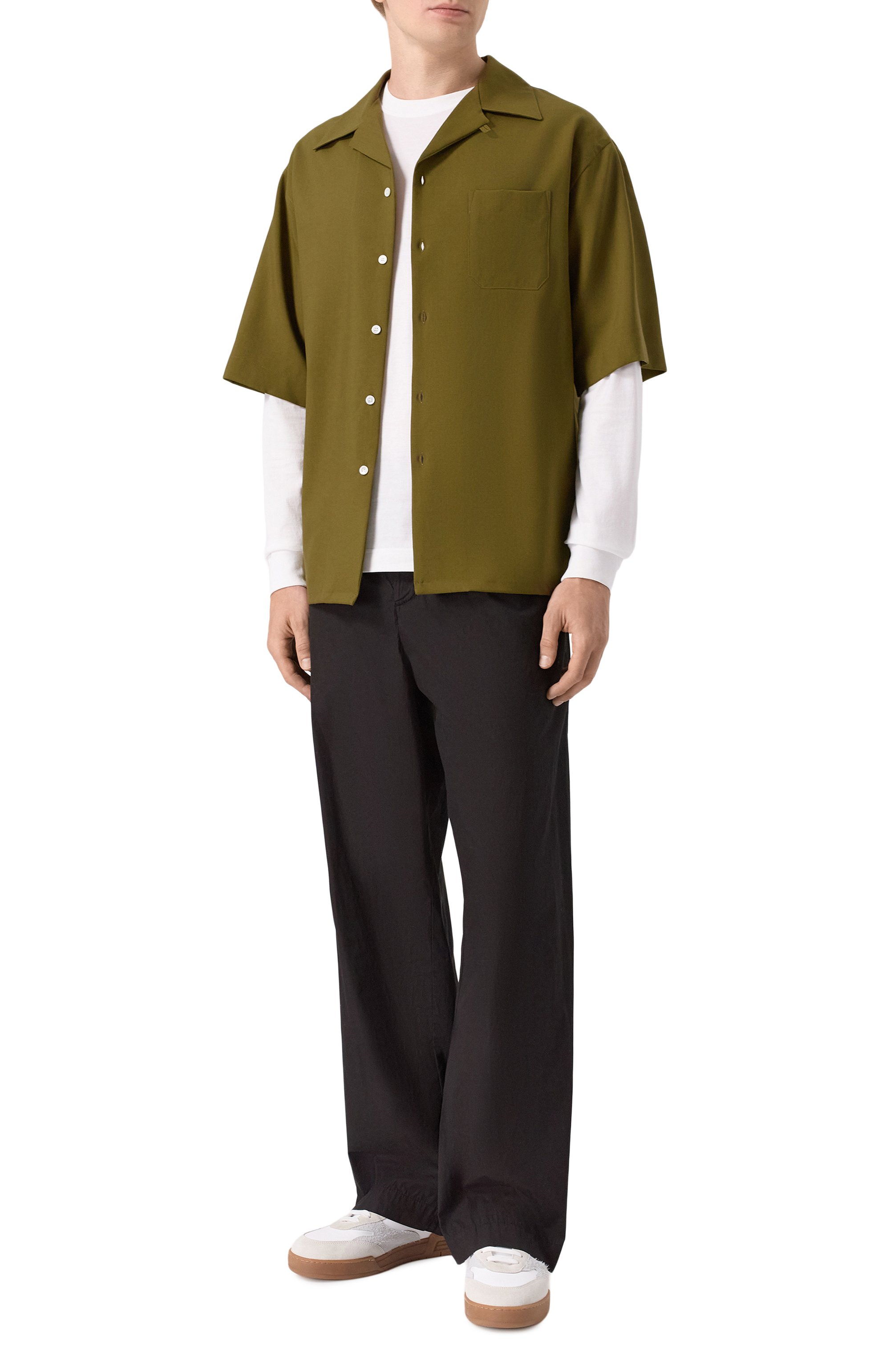 Шерстяная рубашка MARNI, арт. CUMU0213A5/UTW839, фото 2