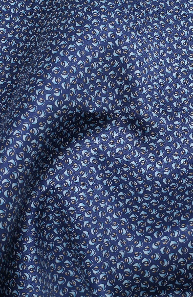 Мужской комплект из галстука и платка LANVIN синего цвета, арт. 4000/TIE SET | Фото 5 (Материал: Текстиль, Шелк; Нос: Не проставлено)
