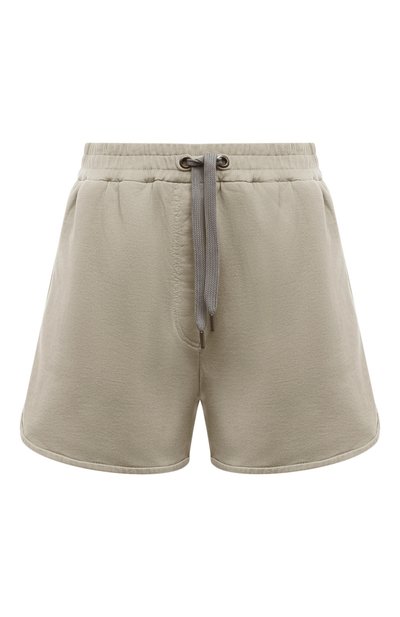 Женские хлопковые шорты BRUNELLO CUCINELLI, арт. MD869SB989