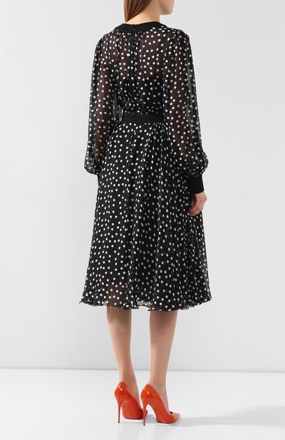 Шелковое платье DOLCE & GABBANA, арт. F6H5WT/IS1BP, фото 4