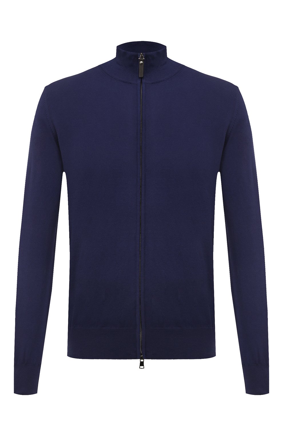 Хлопковый кардиган CANALI синего цвета по цене 52750 руб., арт. C0022/MK00145, фото 1 Хлопковый кардиган CANALI, арт. C0022/MK00145, фото 1