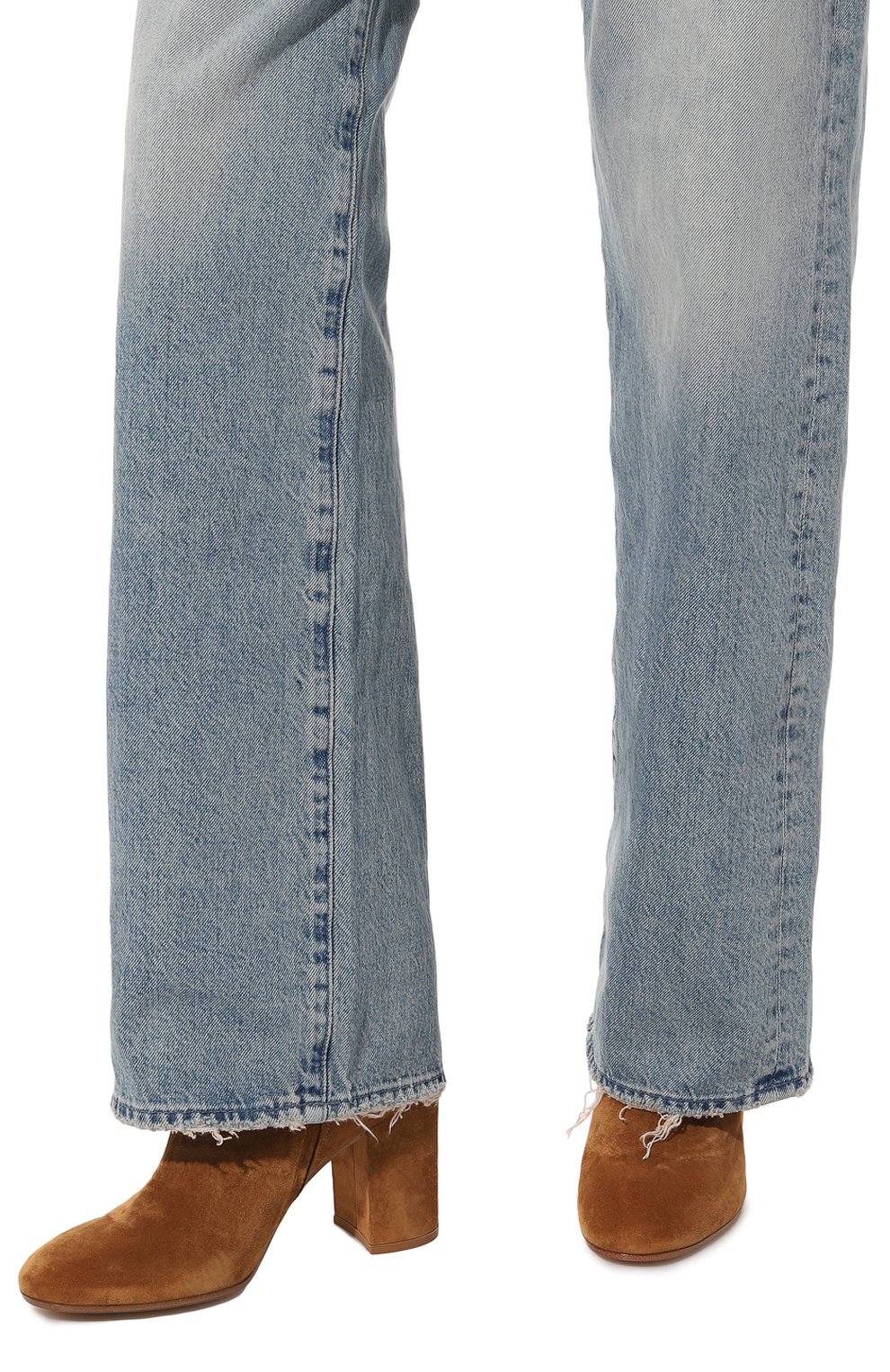 Замшевые ботильоны rolling 85 GIANVITO ROSSI коричневого цвета по цене 99700 руб., арт. G70636.85RIC.CASALM0, фото 3 Замшевые ботильоны rolling 85 GIANVITO ROSSI, арт. G70636.85RIC.CASALM0, фото 3