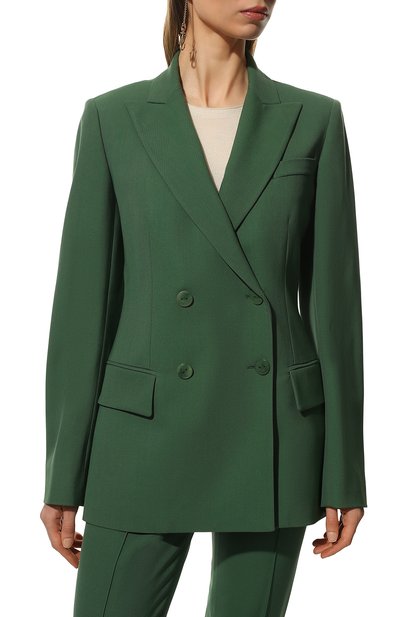 Шерстяной жакет LORO PIANA зеленого цвета по цене 253500 руб., арт. FAL5291, фото 3 Шерстяной жакет LORO PIANA, арт. FAL5291, фото 3
