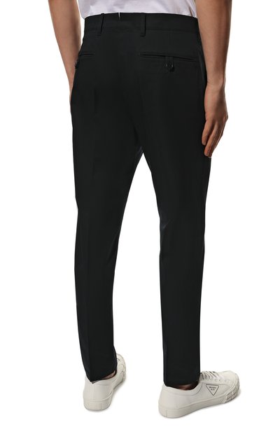 Хлопковые брюки PRADA, арт. SPE12-1GQS-F0008-172, фото 4