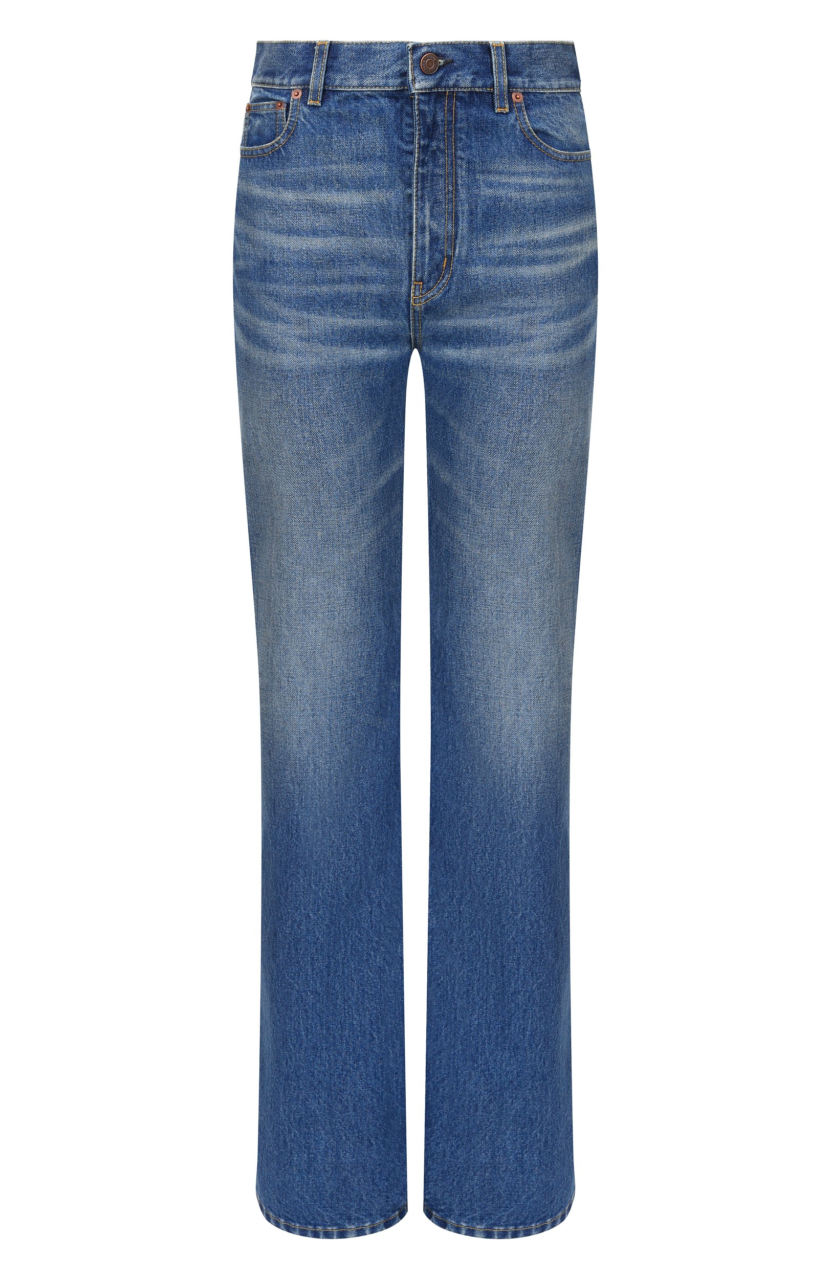 Джинсы CHLOÉ синего цвета по цене 131000 руб., арт. CH25WDP04153, фото 1 Джинсы CHLOÉ, арт. CH25WDP04153, фото 1