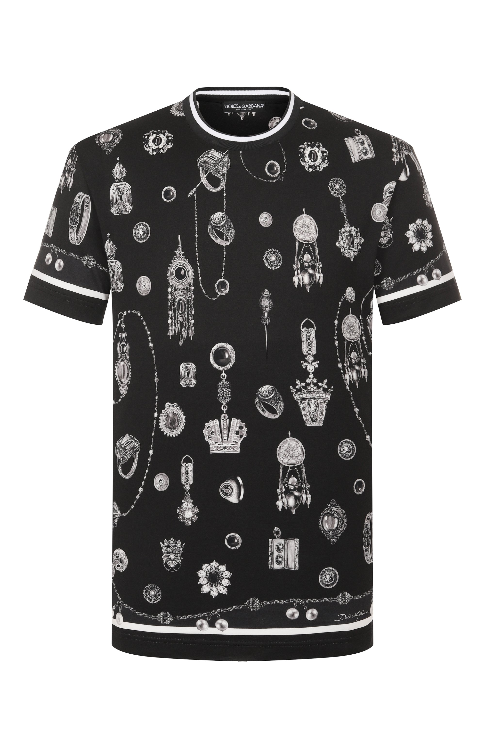 Хлопковая футболка DOLCE & GABBANA, арт. G8RN8T/G7PKX, фото 1