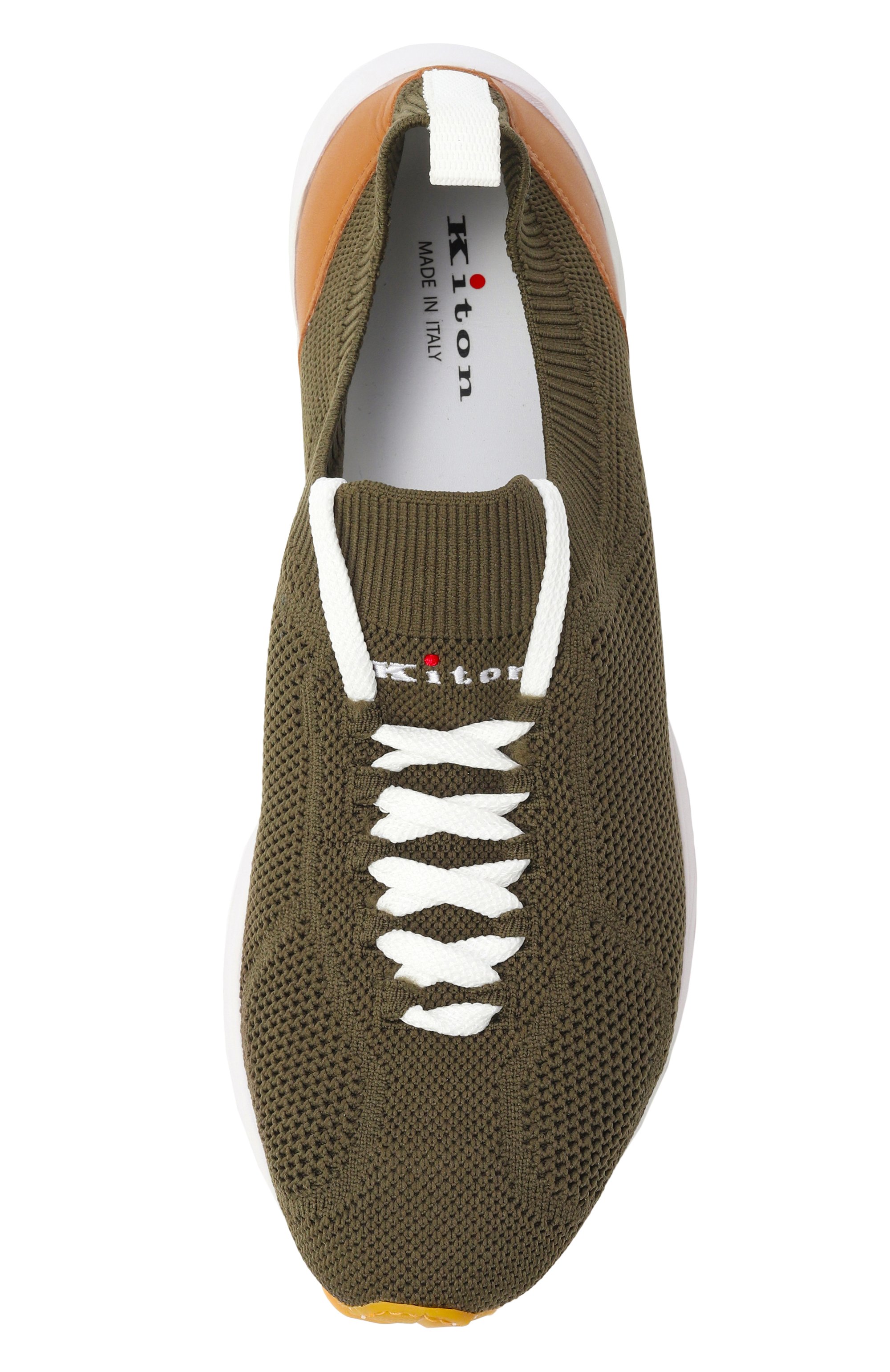 Текстильные кроссовки KITON, арт. USSA269N0133807, фото 6