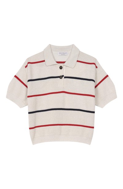 Хлопковое поло BRUNELLO CUCINELLI, арт. BSNM74015C