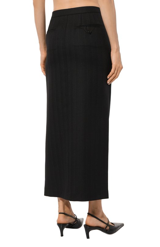 Шерстяная юбка Dorothee Schumacher 740805 Чёрный  740805 Фото 4