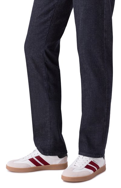 Кожаные кеды retro crest BALLY, арт. MSK0F7/VT012, фото 3