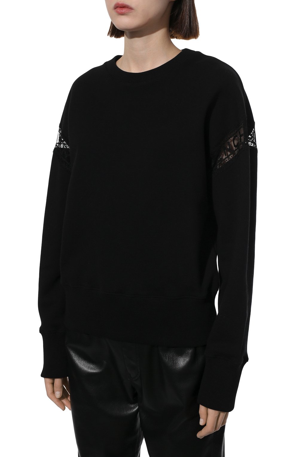 Хлопковый свитшот GIVENCHY черного цвета по цене 71750 руб., арт. BWJ02Q3Z7Z, фото 3 Хлопковый свитшот GIVENCHY, арт. BWJ02Q3Z7Z, фото 3